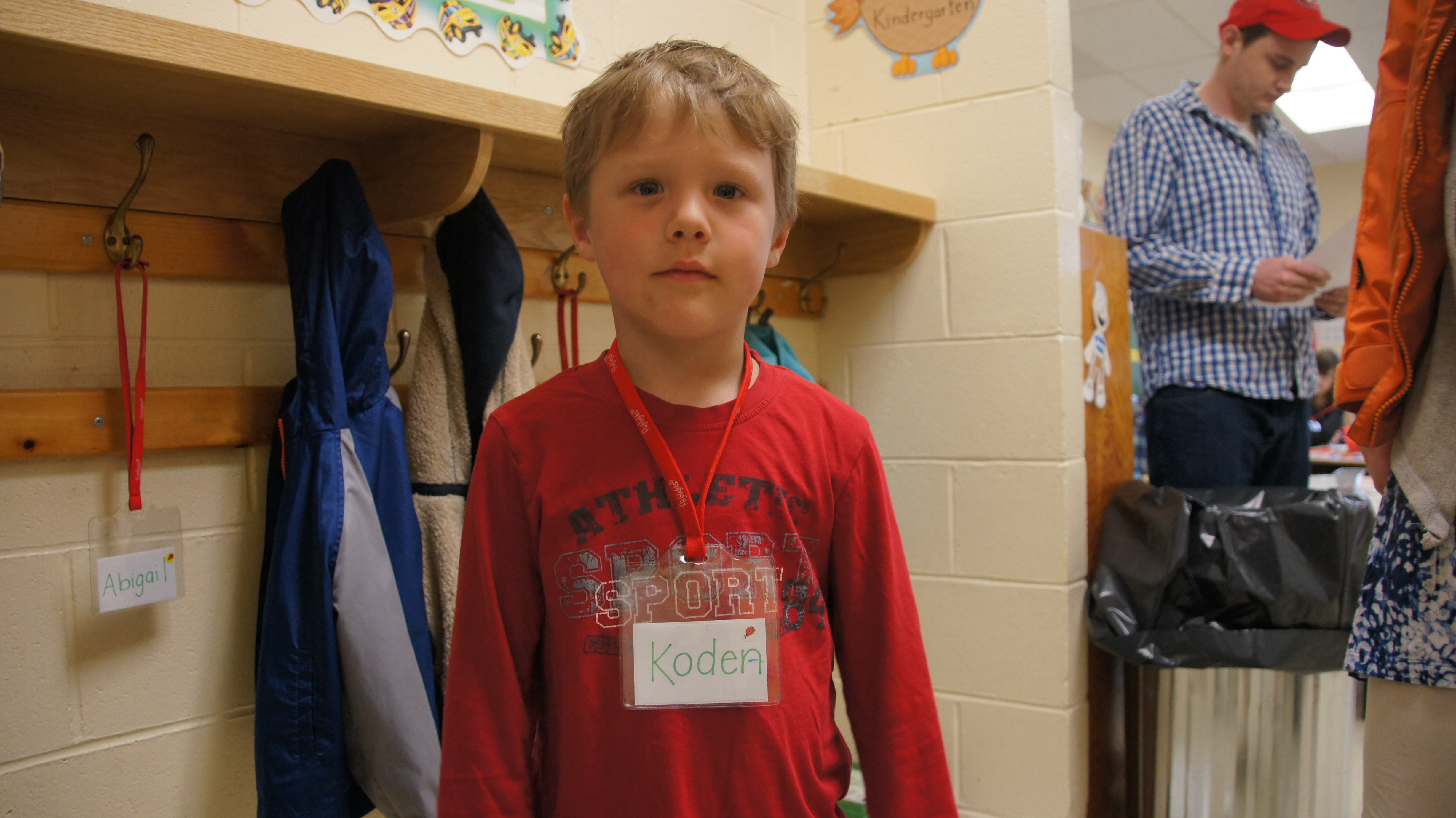 Kodens first day at school