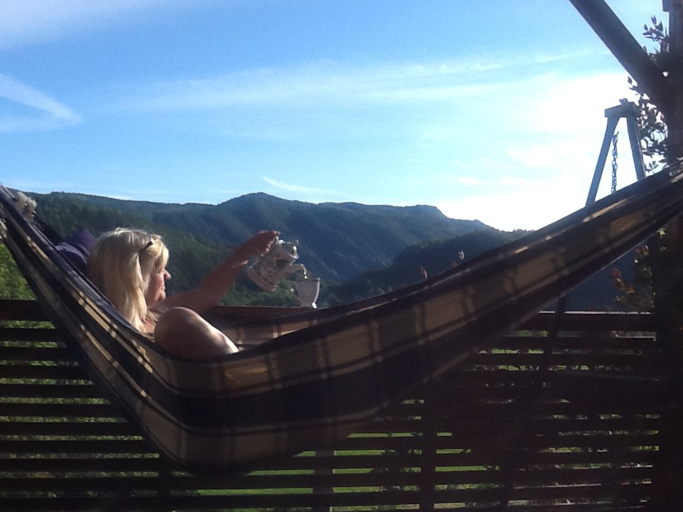 Enjoying the view :-)!