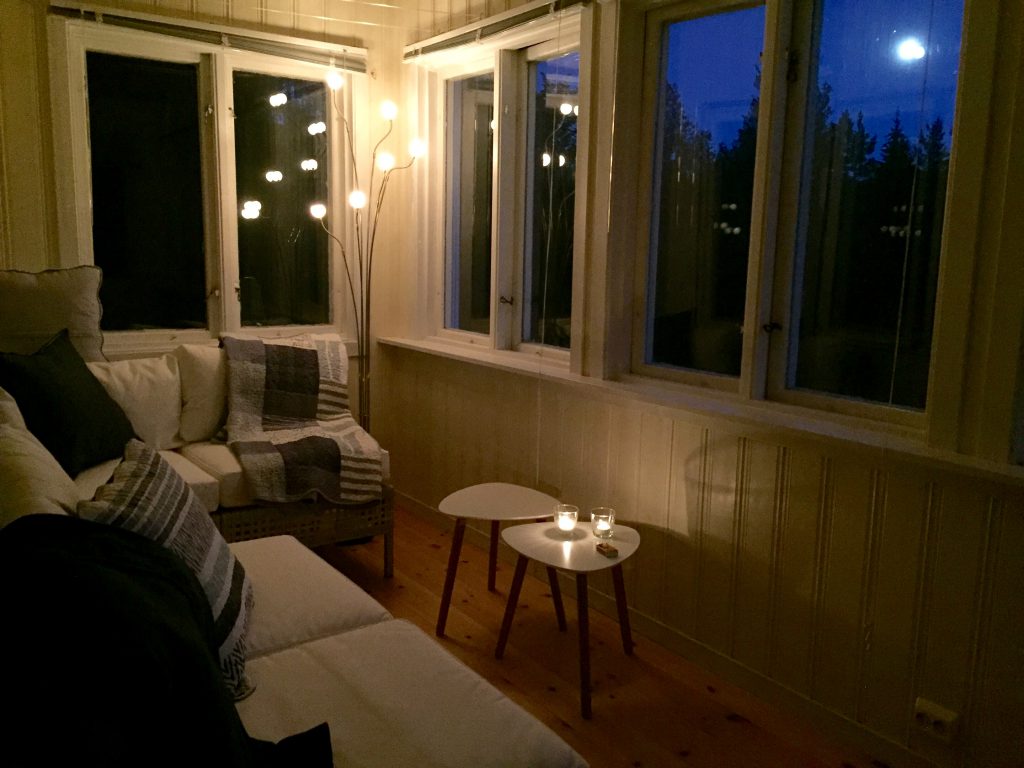 veranda for the guests